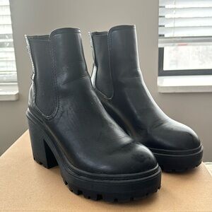 Black boots